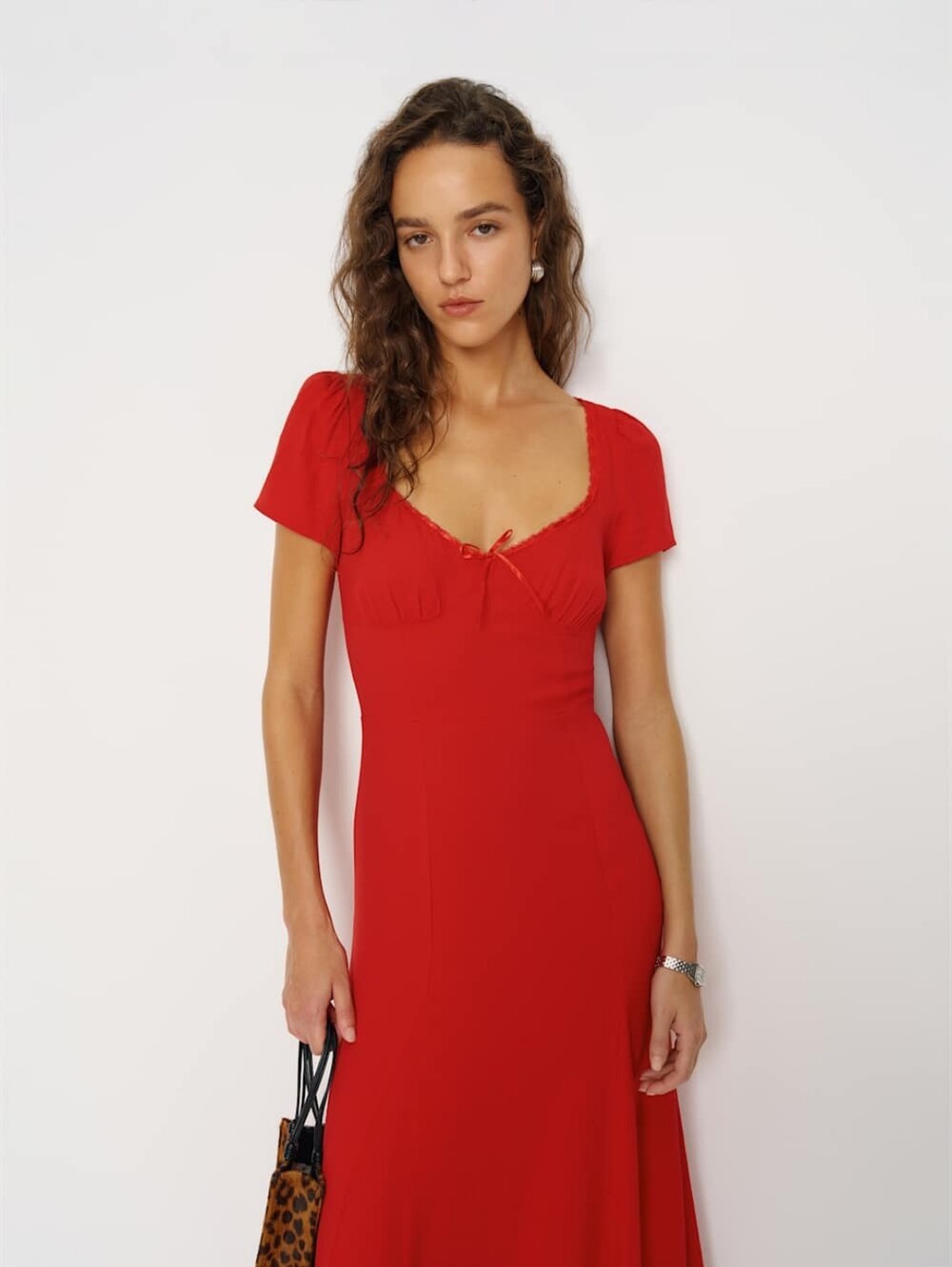 Reformation Red Maxi Dress - Picture 2 of 11